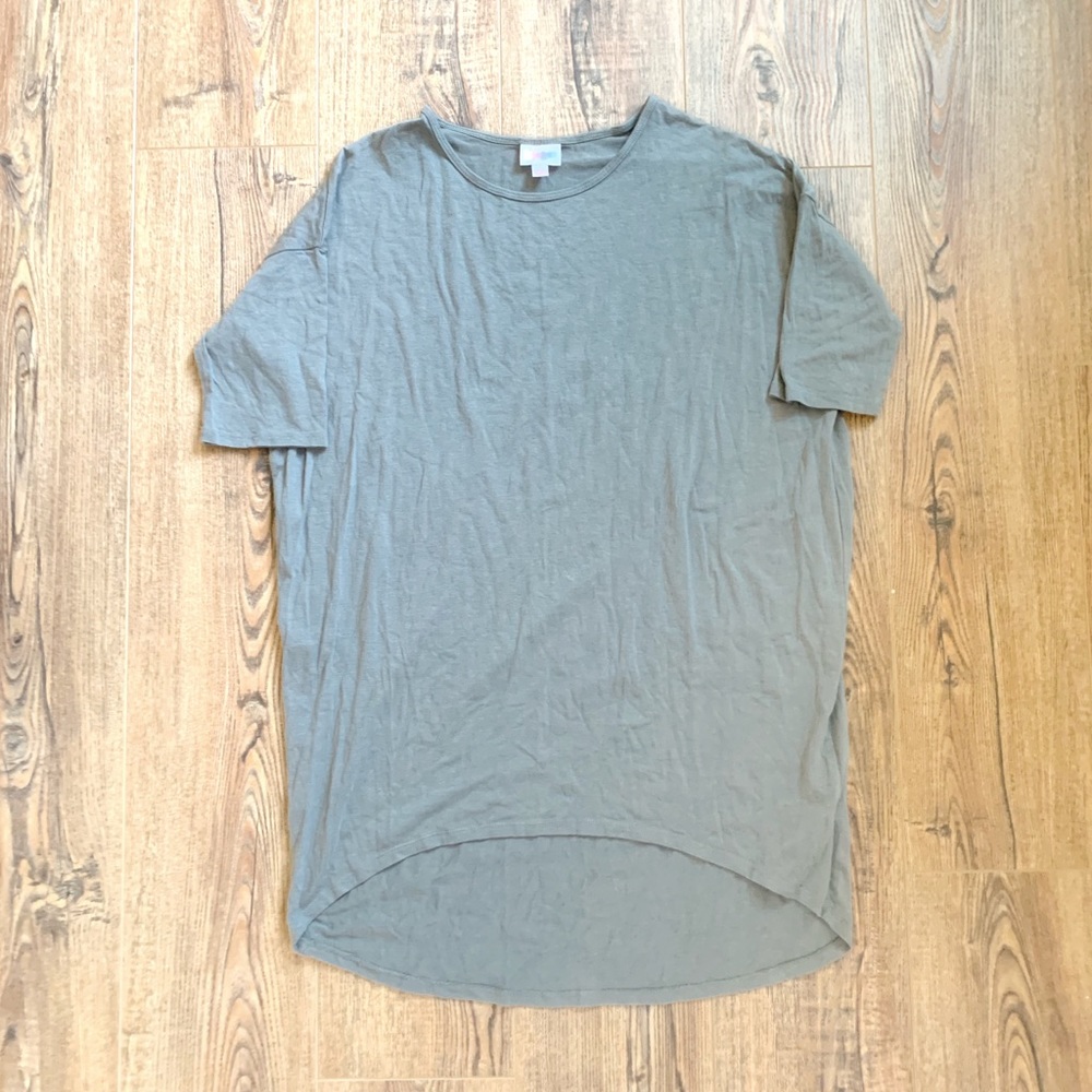 LuLaRoe Perfect T Grey Shirt Small